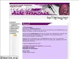 Sites similar to aidefrancais.free.fr