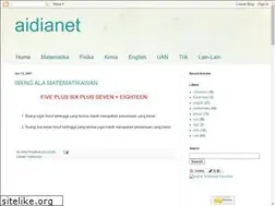 Sites similar to aidianet.blogspot.com