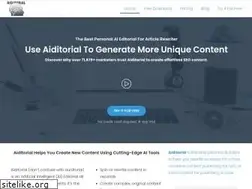 Sites similar to aiditorial.com