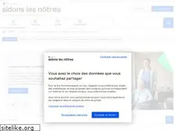 Sites similar to aidonslesnotres.fr