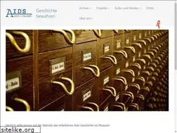 Sites similar to aidsarchive.net