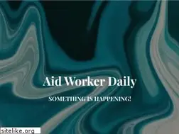 Sites similar to aidworkerdaily.com