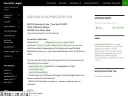 Sites similar to aiealittleleague.org