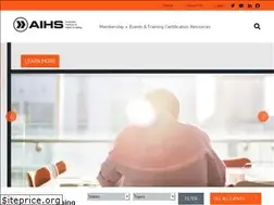 Sites similar to aihs.org.au
