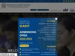 Sites similar to aiht.ac.in