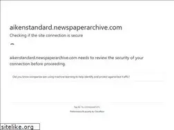 Sites similar to aikenstandard.newspaperarchive.com