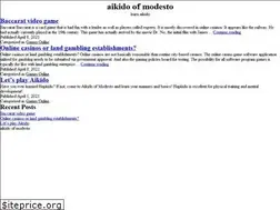 Sites similar to aikidoofmodesto.org
