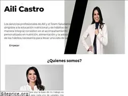 Sites similar to ailicastronutricionista.com