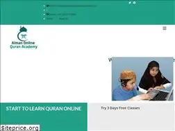 Sites similar to aimanonlinequranacademy.com