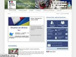 Sites similar to ain.gouv.fr