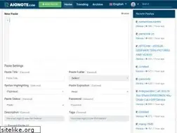 Sites similar to aionote.com