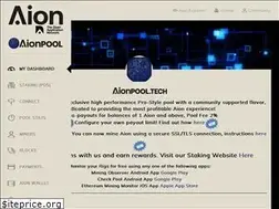 Sites similar to aionpool.tech