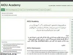Sites similar to aiouacademy.com
