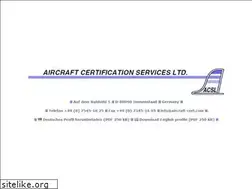 Sites similar to aircraft-cert.com