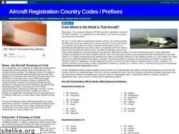 Sites similar to aircraft-registration-country-codes.blogspot.com
