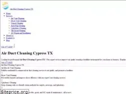 Sites similar to airductcleaningtxcypress.com