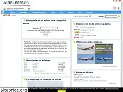 Sites similar to airfleets.es