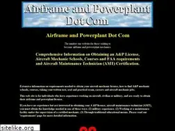 Sites similar to airframeandpowerplant.com