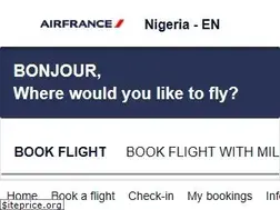 Sites similar to airfrance.ng