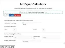 Sites similar to airfryercalculator.com