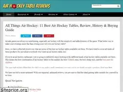 Sites similar to airhockeytablereviews.com