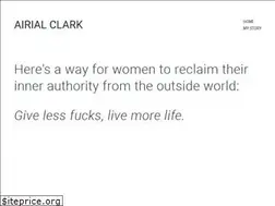Sites similar to airialclark.com