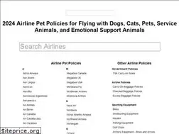 Sites similar to airline-pet-policies.com