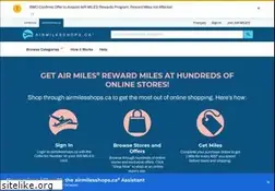 Sites similar to airmilesshops.ca