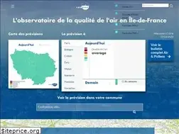 Sites similar to airparif.asso.fr