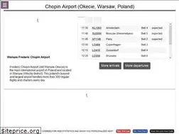 Sites similar to airportchopin.com