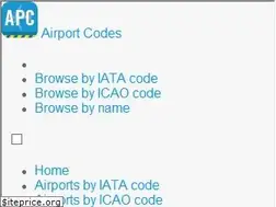 Sites similar to airportcodes.aero