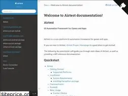Sites similar to airtest.readthedocs.io