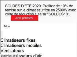 Sites similar to airton.fr
