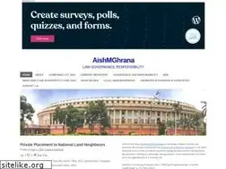 Sites similar to aishmghrana.me