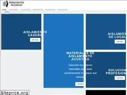 Sites similar to aislamientosacusticos.org