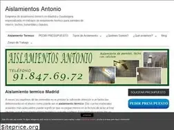Sites similar to aislamientotermicomadrid.com
