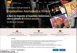 Sites similar to aiutiamoliavivere.it