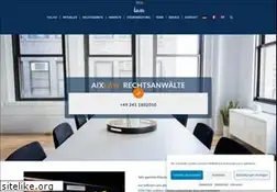 Sites similar to aixlaw.de