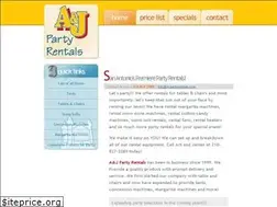 Sites similar to aj-partyrentals.com