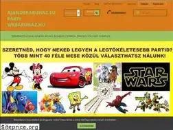 Sites similar to ajandekaruhaz.eu