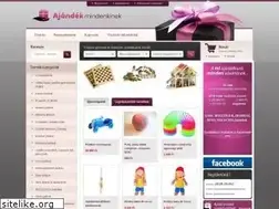 Sites similar to ajandekmindenkinek.net
