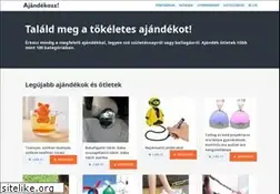 Sites similar to ajandekozz.hu
