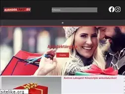 Sites similar to ajandektargy.eu
