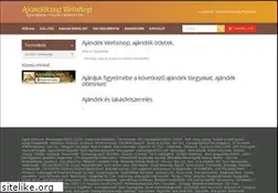 Sites similar to ajandekzug.hu