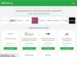 Sites similar to ajanlat.org