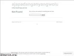 Sites similar to ajapadanganyangwolu.wordpress.com