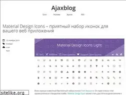 Sites similar to ajaxblog.ru