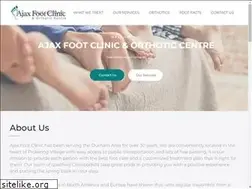 Sites similar to ajaxfootclinic.com