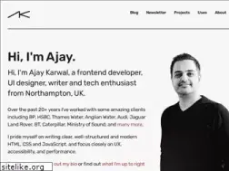 Sites similar to ajaykarwal.com