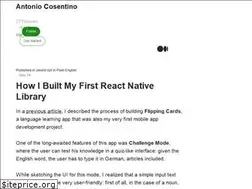 Sites similar to ajcosentino.medium.com
